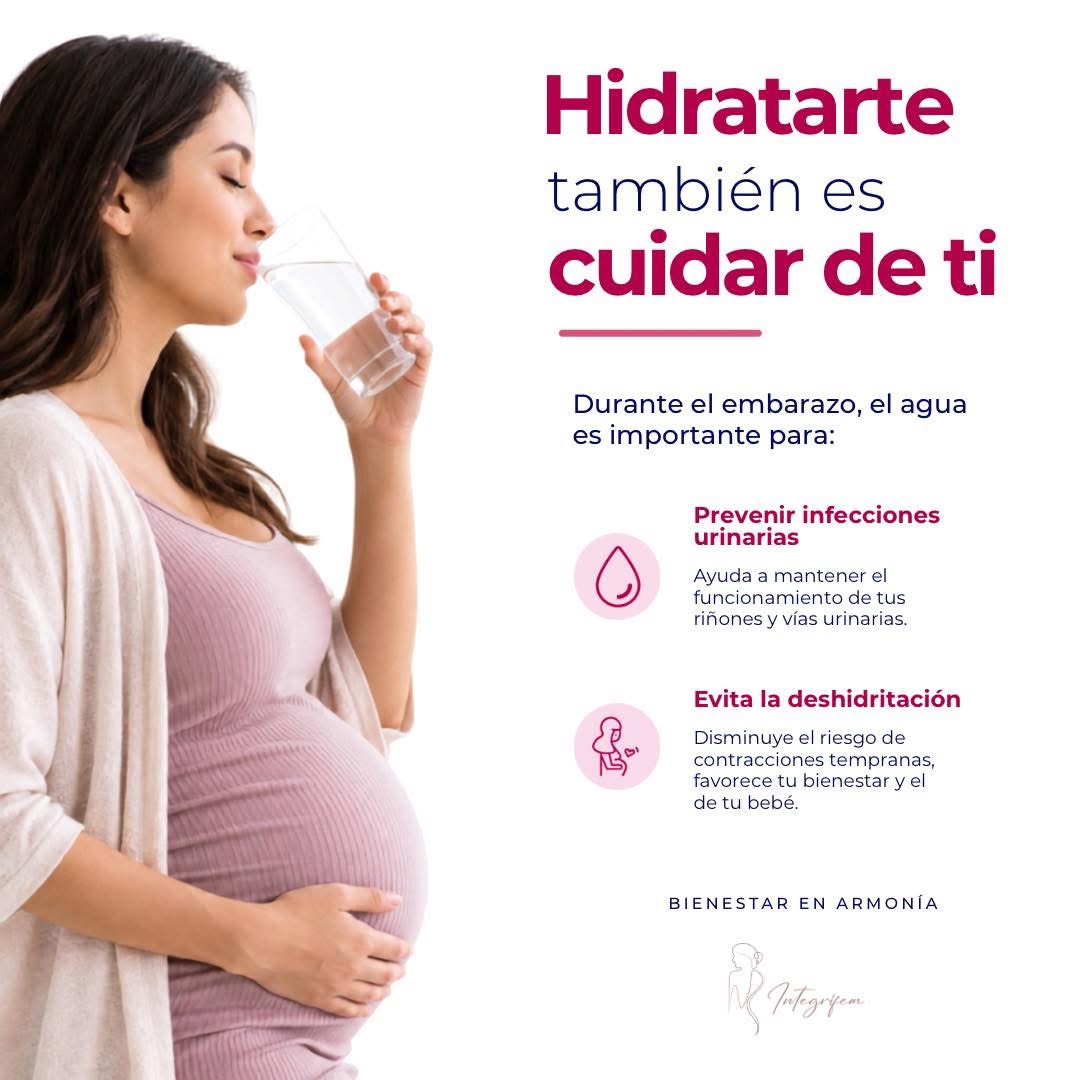 Hidratación durante el embarazo