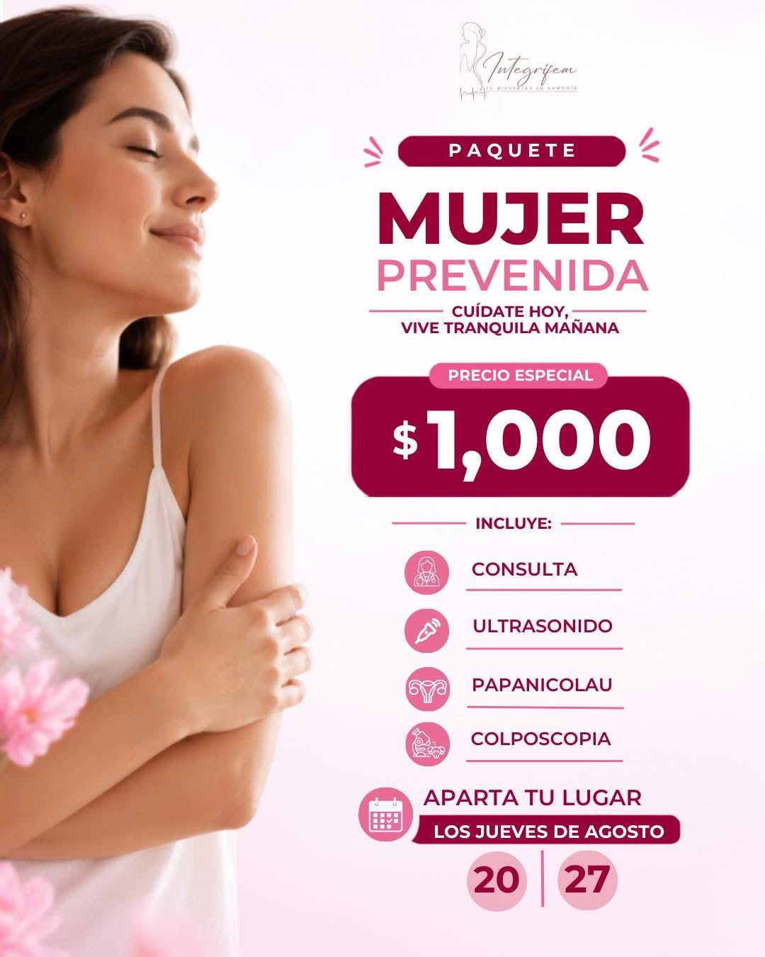 Paquete de prevención femenina